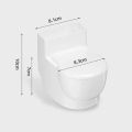 Wall-mounted Ashtray Toilet shaped Ashtray With lid Funny Bathroom Decorative Plastic Multi-function Ash Tray For Home Men Gifts. 