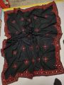 Balochi chadar four sided embroidered with full handmade work in multi thread with mirrors. 