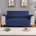 Quilted sofa cover. 