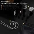 CCA Phoenix HiFi Earphones Dynamic Drive LCP Diaphragm Earphones Noise Cancelling Replaceable 2PIN Cable Gaming Wired Earphone. 
