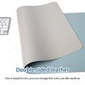Mouse Pad Large Size Office Desk Protector Mat PU Leather Waterproof Desktop Keyboard Desk Pad Gaming Mousepad PC Accessories. 