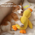Pet Plush Toy Dog Calming Duck Companion Sleeping Duck Toys Chew Toy Durable Squeaky for Puppy Pet Teeth Cleaning Chew Pet Toy.