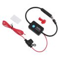 Auto Car Radio FM Antenna Signal Booster Amplifier ANT-208 Enhancer Device Android Player Antenna Signal Booster 12V FM/AM Car A. 