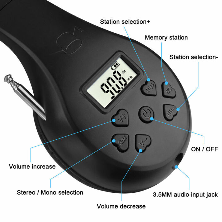 Headphone%20Portable%20FM%20Radio%20Receiver%20Stereo%20Headset%20with%20Digital%20Display%20Earphones%20For%20Conference%20Simultaneous%20Interpretation%20-%20Image%202