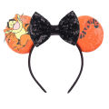 Cartoon Piglet Tigger Hair Accessories Women Disney Winnie the Pooh Bear Ears Hairbands Kids Eeyore Bow Headbands For Girls . 