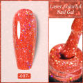 Miss Cheering Gel Nail Polish, Glitter, Beautiful Colors, Strong Pigments, Available in 8 Colors *Ready to Ship*. 