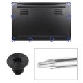 2 Set (20PCS/set) Stainless Steel Screws Torx T5 Laptop Bottom Screwdriver PC Screws M2x3 for Razer STEALTH 13.3" Blade 15". 