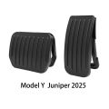 For New Tesla Model Y Launch 2025+ Juniper 2025 Foot Pedals Cover Accesories Non-Slip PC Alloy + ABS Accelerator Gas Fuel Brake.
