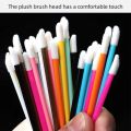 100PCS Disposable Makeup Lip Brush Makeup Applicator Makeup Mascara Wand Lipstick Micro Brush Applicator Lip Brush Stick.