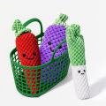 Plush Broccoli Dog Toy, Squeaky Chew Toy for Large Dogs & Corgis, Boredom Relief Companion Toy, Pet Molar Teething Supplies. 