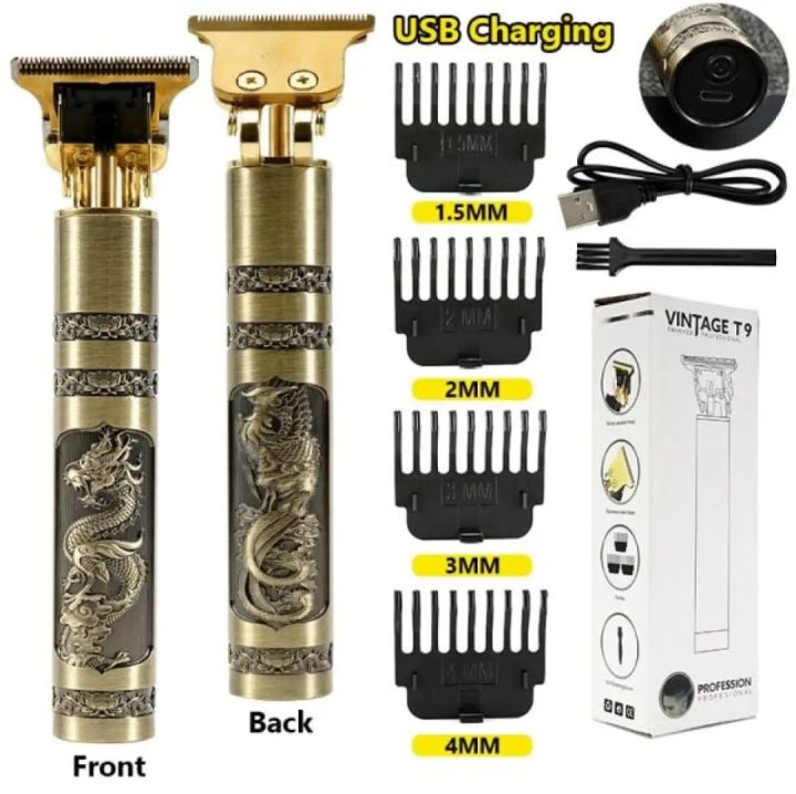 PROFESSIONAL%20VINTAGE%20T9%20DRAGON%20STYLE%20TRIMMER%20FOR%20MEN,%20USB%20RECHARGEABLE%20OUTLINE%20EDGER%20BEARD%20TRIMMER,%20GROOMING%20KIT%20FOR%20MEN%20-%20Image%204