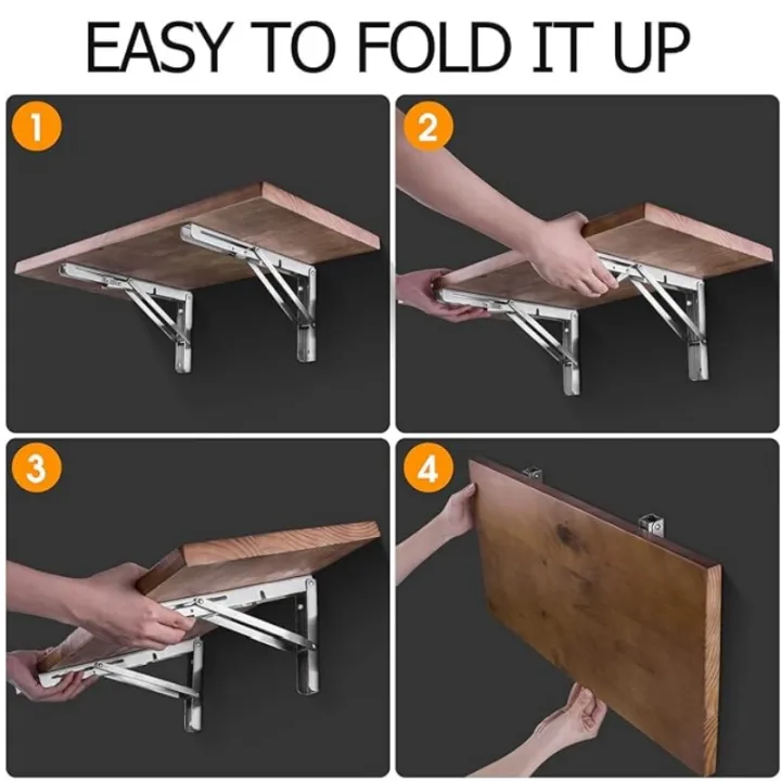 2Pcs%20Triangle%20Folding%20Angle%20Shelf%20Bracket%20Heavy%20Duty%20Stainless%20Steel%20Collapsible%20Shelf%20Bracket%20for%20Table%20Work%20Bench%20Wall%20Mounted%20-%20Image%206