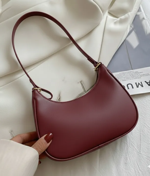 Korean%20Style%20Solid%20Color%20Shoulder%20Bag%20for%20Women%20%7C%20Elegant%20&%20Stylish%20Underarm%20Hobo%20Clutch%20%7C%20Casual%20Trendy%20Crescent%20Purse%20-%20Image%203