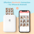 HPRT MT53 Color Photo Printer Mini 2x3"Photo Portable Mini Thermal Printer Inkless Self-adhesive Sticker Photos Printing Machine. 