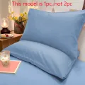 1 Piece Of Matte Solid Color Pillowcase, Bedroom Pocket Sealed Soft Pillowcase, Bedding. 