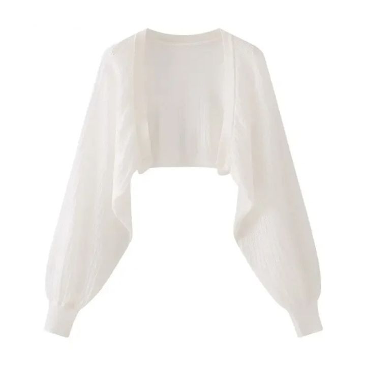 Hollow-out%20Long-sleeved%20Knitted%20Cardigan%20Top%20Women's%20Summer%20Thin%20Jacket%20Vest%20Dress%20Shawl%20Worn%20Over%20A%20Shirt%20-%20Image%202