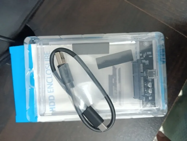 Transparent%202.5%20inch%20HDD/SSD%20Type-C%20Enclosure%20%7C%20High-Speed%20USB3.1%20Transmission%20-%20Image%203