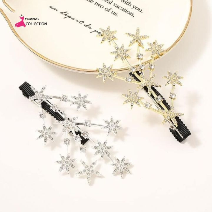"Dazzling%20Rhinestone%20Star%20Hair%20Clips:%20Luxury%20Diamond%20Barrettes%20for%20Women%20-%20Sparkling%20Jewelry%20Accessories,%20Multifunctional%20Hairpins%20for%20Salon,%20Weddings,%20and%20Daily%20Styling",%20available%20in%20Random%20design%20available%20at%20your%20door%20step%20in%20just%20399,%20hurry%20up%20-%20Image%205