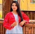 FM Collection Stitched Sleeveless Maxi with koti 2pc for women and girls. 