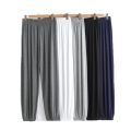 Modal Men's Leg Binding Mosquito Proof Pants Sleeping Pants and Home Pants Casual and Versatile Lantern Pants Fall and Winter. 