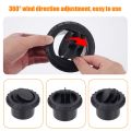 60MM/70MM Heater Heater Outlet Rotatable Pipe, Suitable For Air Diesel Heater Pipe Outlet Connector For Webasto Eberspacher.