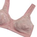 Wide Strap Front Open Nursing Bra - Cotton, Full Coverage, Non-Padded, Maternity, Sizes 32-40. 