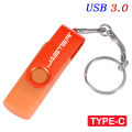 High Speed OTG Pen Drive 64GB USB 3.0 Flash Drives 32GB With Key Chain Memory Stick 16GB Free TYPE-C Adapters 4GB U Disk gift. 