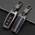 Audi Zinc Alloy Key Cover with Keyring / Key Chain Metallic Premium Protective Key Shell for Audi A4 A5 A6 Audi Etron Auto Decoration NEW Automotive Key Chain - Grey best quality. 