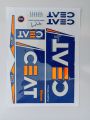 New 3D 2024 Latest CEAT Blue Edition Top Quality Cricket Bat Sticker For Professional Players. 
