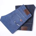2024 Summer Men Denim Shorts New Style Thin Retro Simplicity Business Casual Straight Short Jeans Male Brand Clothing Black Blue.
