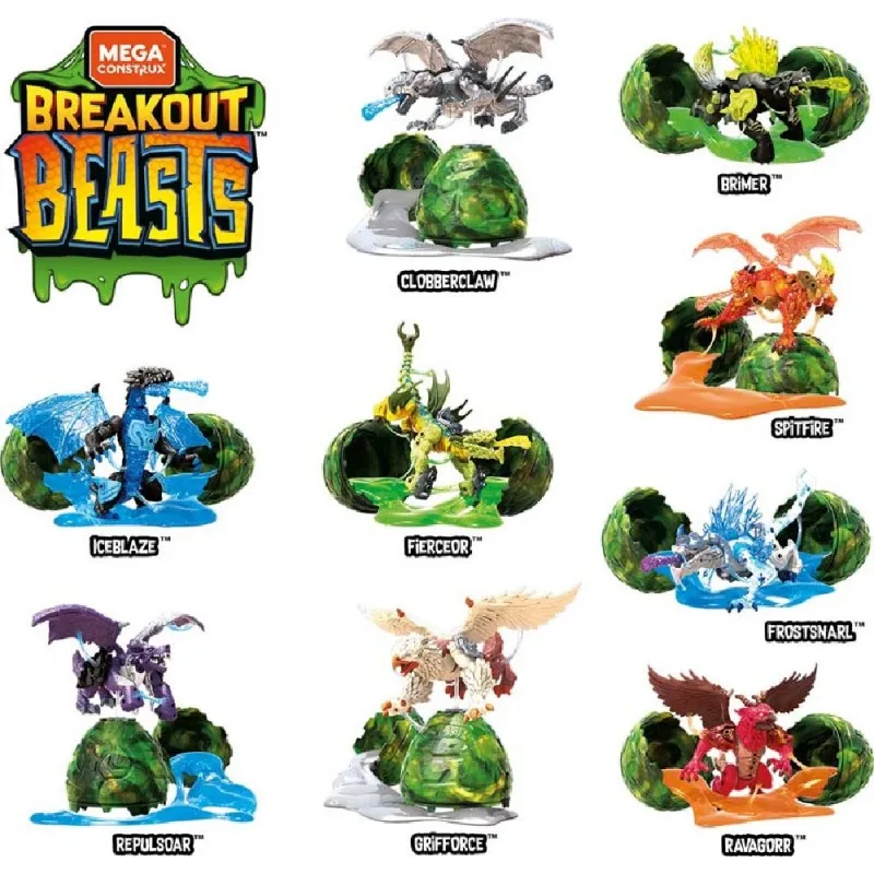 Mega Construx breakout Beasts series