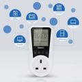 Besvic Power Meter Energy Monitor Plug, Besvic 13A Electricity Usage Power Consumption Monitor Socket with 7 Monitoring Modes, Overload Warning, Amp Wattage Volt Meter Analyzer (Pack of 2). 