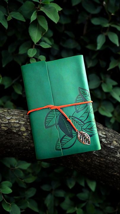 Vintage Leaf Notebook A5