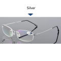 May Flower Blue Light Blockin Ultralight Memory Titanium Rimless Reading Glasses Men&Women Presbyopic Eyeglasses +1.0 +1.5 +2.0. 