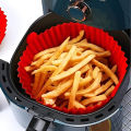 Airfryer Silicone Basket Reusable Oven Baking Tray Silicone Mold For Air Fryer Pizza Fried Chicken Basket Air Fryer Accessories. 