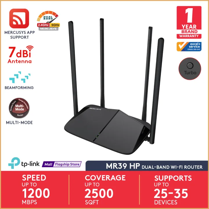 Mercusys%20MR39-HP%20AC1200%20Dual%20Band%20High%20Gain%207dBi%204%20High%20Power%20Antenna%20Wireless%20Dual-Band%20Router%20Max%202500%20Sqft%20Coverage%20-%20Image%202