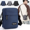 Simple Mini Crossbody Handbags Bag Men's Nylon Shoulder Side Bag for Men Messenger Phone Sling Bag Husband Chest Pack Wallet.