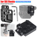 Expansion Adapter Board with 1/4 3/8 Threaded Holes Cold Shoe Mount Camera Gimbal Bracket for DJI Ronin RS3/RS2/RSC2/SC/S Gimbal. 