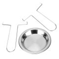 Chicken Roaster Rack Stainless Steel Roasting Grill Stand Kitchen Outdoor BBQ Tools Grilled Chicken Plate Grilling Tools. 