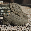 Men Tactical Boots Anti Slip Work Lace Up Unisex  Shoes Outdoor Hiking Boots Desert Top Male  Boots Special Forces. 