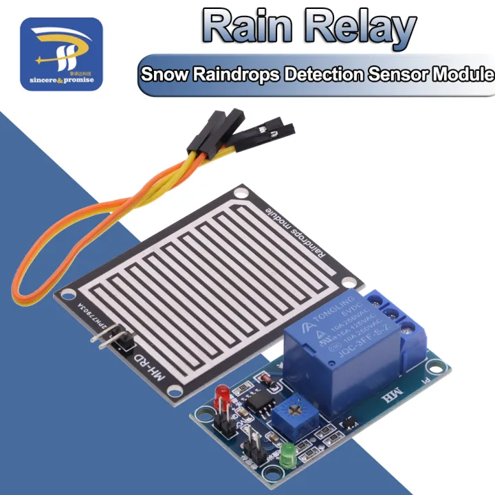 Snow Raindrops Detection Sensor Module Rain Weather Module Humidity For ...
