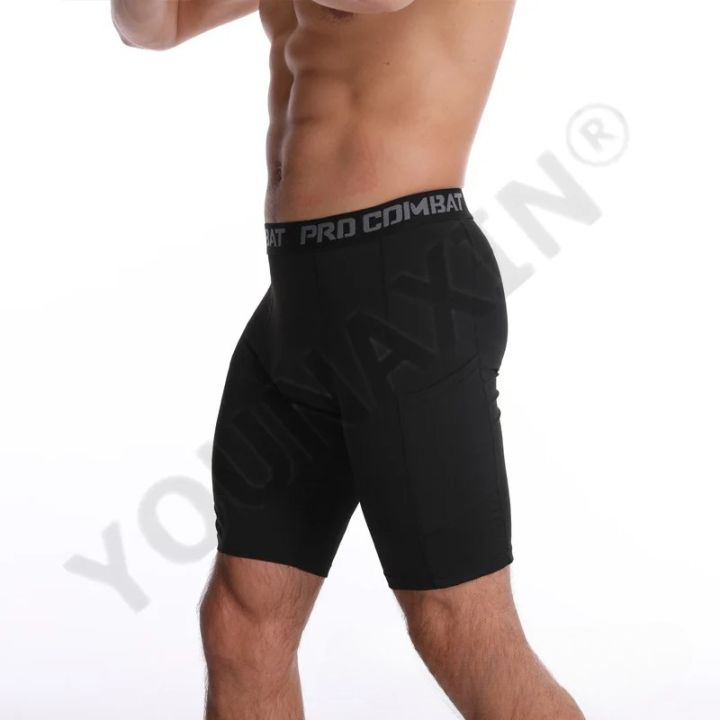 Mens%20Gym%20Shorts%20with%20Pockets%20Workout%20Compression%20Leggings%20for%20Men%20Polyester%20Boxer%20Briefs%20Running%20Basketball%20Athletic%20Tights%20-%20Image%204