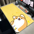  Mouse Pad Kawaii Non-Slip Desk Mat Corgi Dog Cute Large Gaming Mousepad Gamer HD Printing Mousepad Game Keyboard Pads XXL. 