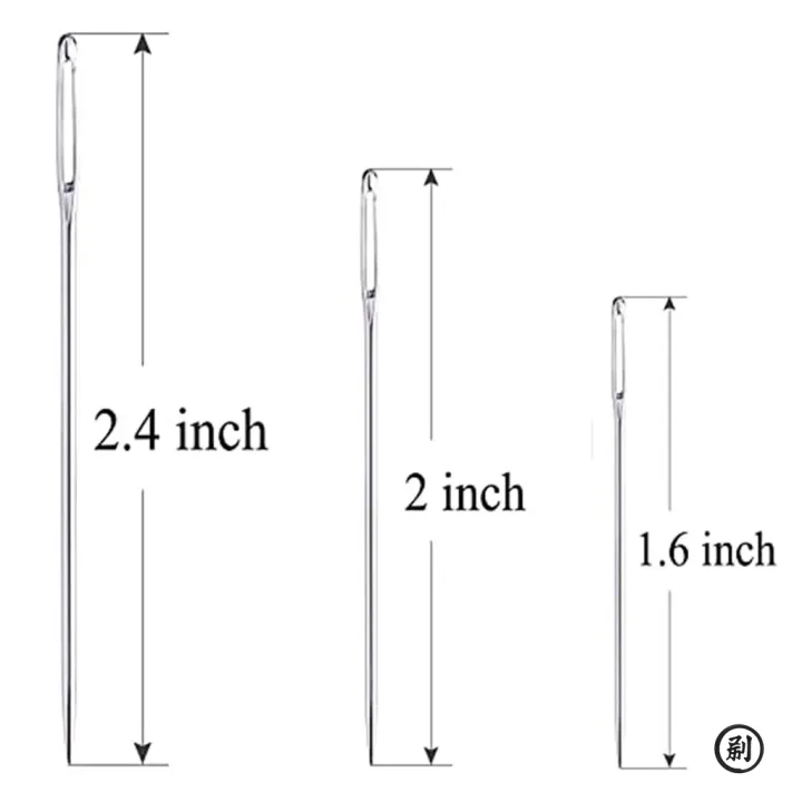 30pcs%203%20Sizes%20Large%20Eye%20Sewing%20Needles%20Cross%20Stitch%20Knitting%20Needle%20Handmade%20Leather%20Embroidery%20Thread%20Needle%20Sewing%20Accessory%20-%20Image%205