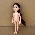 13cm Mini Kelly 5-inch Little Boys Girls Teenager Sisters Brothers Dark Ordinary Skin Naked Body Bjd 1/12 Toys For Kids. 