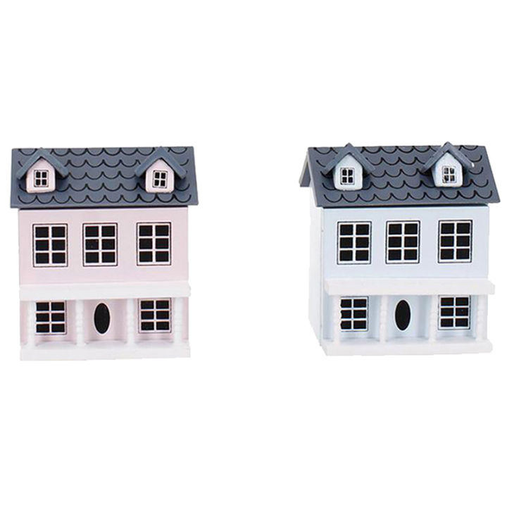 1:12%20Dollhouse%20Miniature%20Wooden%20Little%20House%20Model%20Lovely%20Villa%20Doll%20House%20Decor%20-%20Image%204