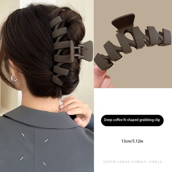 1%20PCS%20Large%20Matte%20Hair%20Claw%20Clip,%20Elegant%20Korean%20Style%20Hair%20Barrettes,%20Fashion%20Hair%20Accessories%20for%20Women%20Girls%20-%20Image%203