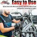 Motorcycle Exhaust Spring Hook T Shaped Handle Exhaust Pipe Spring Puller Installer Hooks Repair Tool for Springs Removal. 