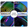 Wireless Gaming Mouse Mouse with Honeycomb Shell Side Buttons Wireless Mouse for PC/Tablet/Desktop/Office/Games. 