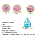 Baby Printed high quality  Airfilled rubber cot sheet Large (90*60 cm). 